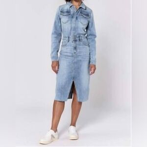 New Dear John Lulu Denim Dress Size Large